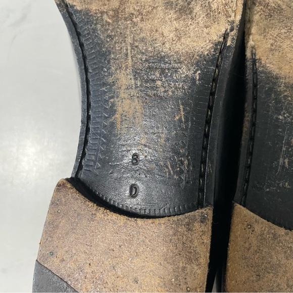 Salvatore Ferragamo Mens Black Leather Tassel Loafers Size 8D - Picture 6 of 9